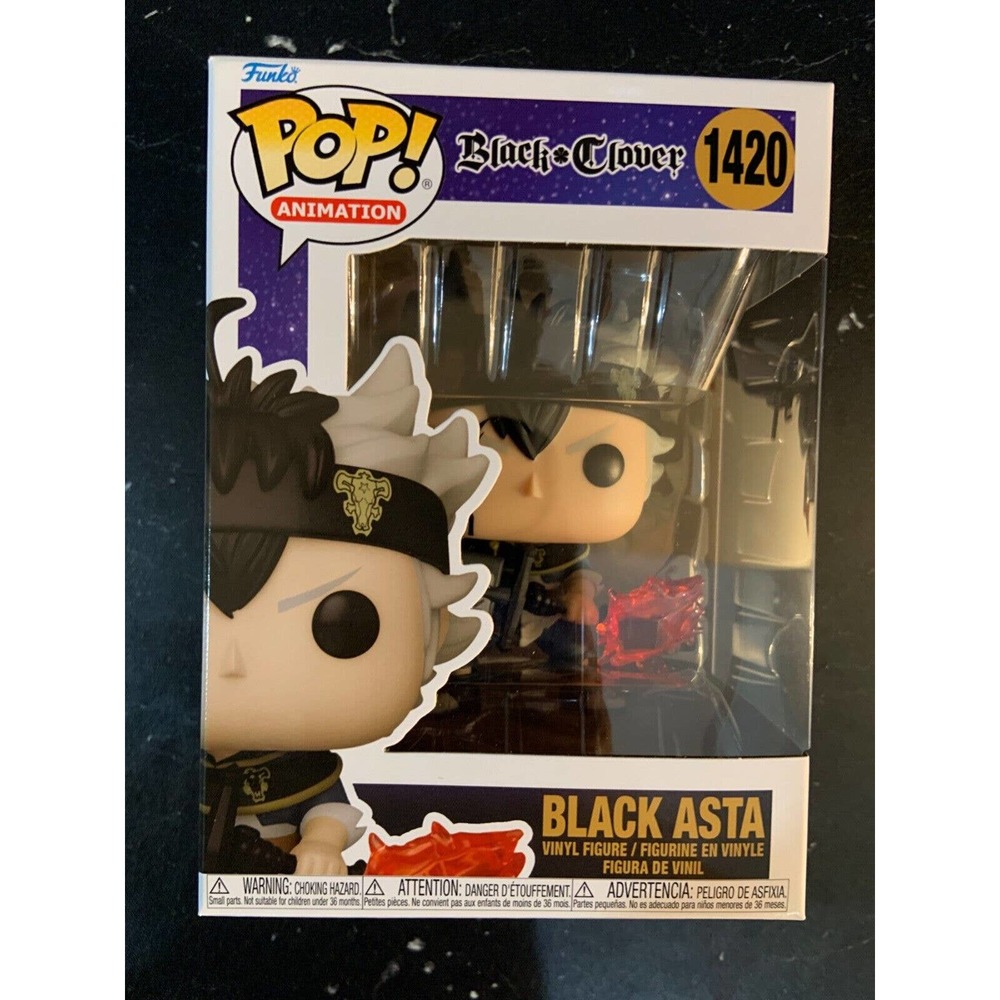 Funko Black Clover POP Black Asta Vinyl Figure New With Protector